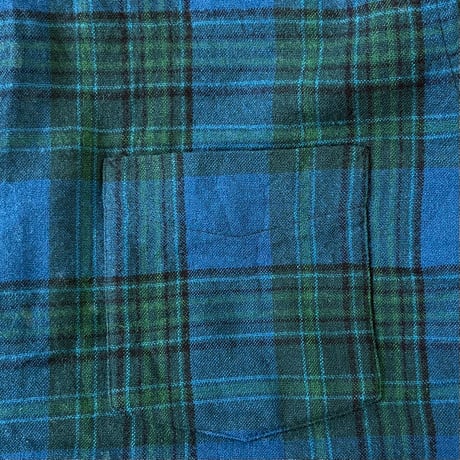 60's Pendleton Wool Plaid BD Shirt XLサイズ