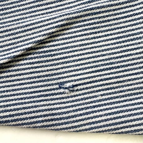70's～ FIVE BROTHER Hickory Half Zip Shirt Lサイズ USA製