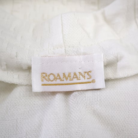 "Women's" 90's～ ROAMAN'S フレンチスリーブ ロング ガウン