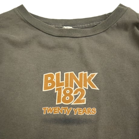 00's blink182 "Twenty Years" 両面 プリント Tシャツ XLサイズ