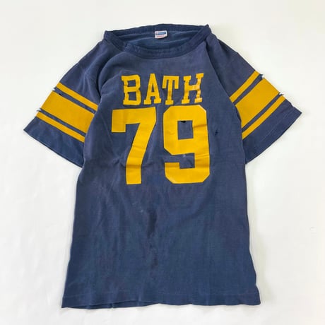 "boro" 70's CHAMPION "BATH 79" "両面" Win Football Tee Sサイズ USA製