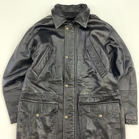 90's～ JUN MEN Sheep Leather Half Coat