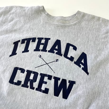 90's CHAMPION RW SWEAT "ITHACA CREW" "両面" XLサイズ USA製