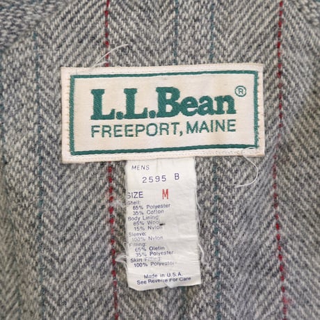 80's L.L. Bean "Storm Coat" Grey Mサイズ USA製