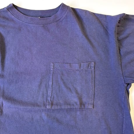 "Super Fade" 90's Pure Stuff Solid Pocket LS Tee Lサイズ USA製