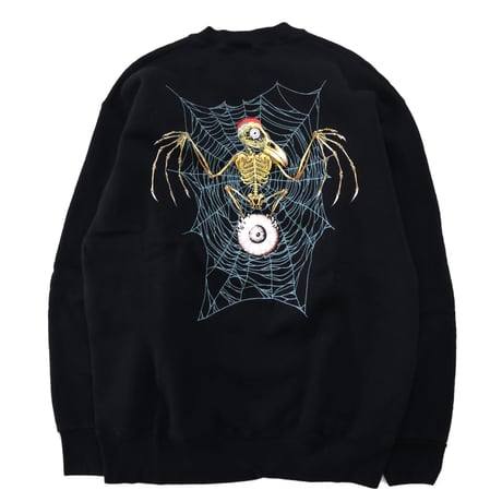 NOS 90's Fruit of the loom "Pushead" 両面 プリント スウェット Lサイズ