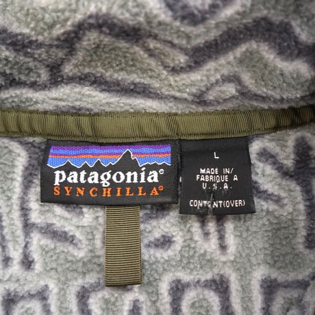90's Patagonia "Switchback" Snap T Fleece Jacket Lサイズ USA製