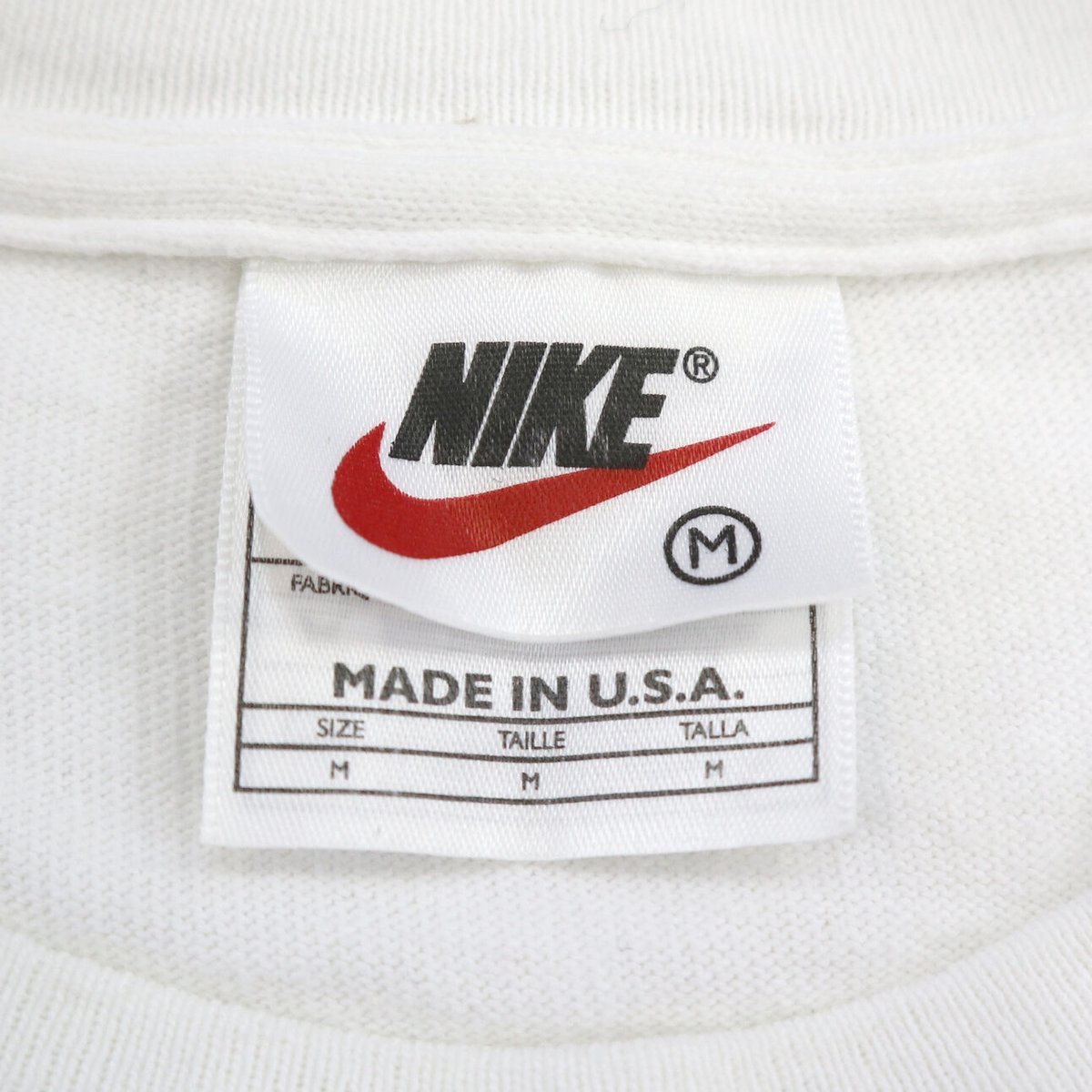 【銀タグ】状態良好◎NIKE Tシャツ 90's USA製 刺繍ロゴ Mサイズ
