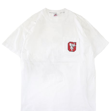～90's Fruit of the loom "GHS" 両面 プリント ポケット Tシャツ XLサイズ USA製