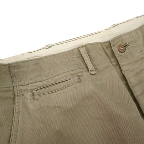 40's～ US ARMY "M-45" "Cut Off" Cotton Chino Trousers