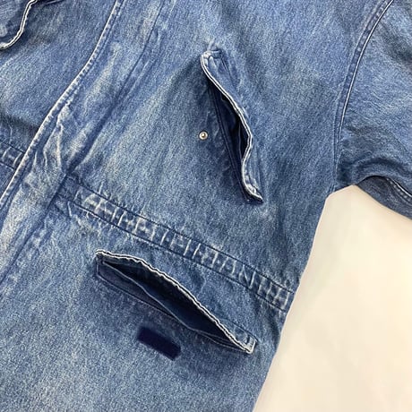 "Rare" 90's Polo Ralph Lauren "チンスト" Denim Jacket Mサイズ