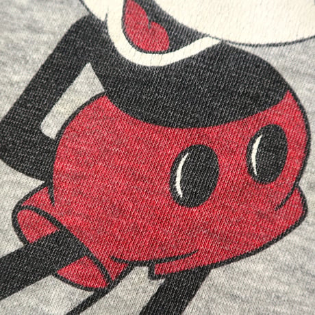 70’s Mickey Mouse プリント スウェット 霜降りグレー