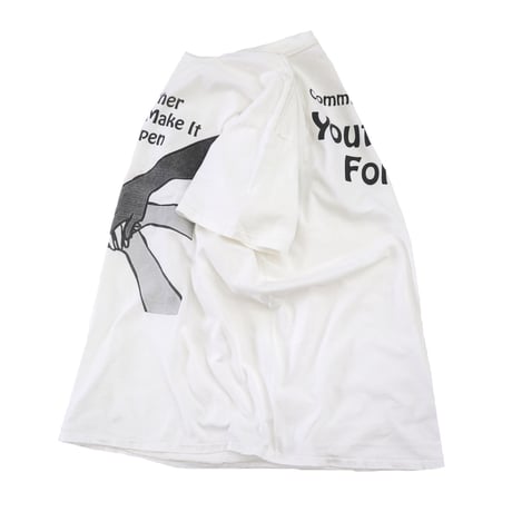 90's～ DELTA "Message" 両面 プリント Tシャツ XLサイズ