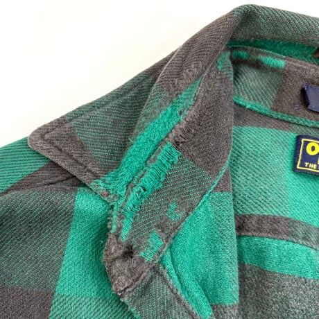 80's OSHKOSH B'GOSH Check Flannel Shirt Lサイズ USA製