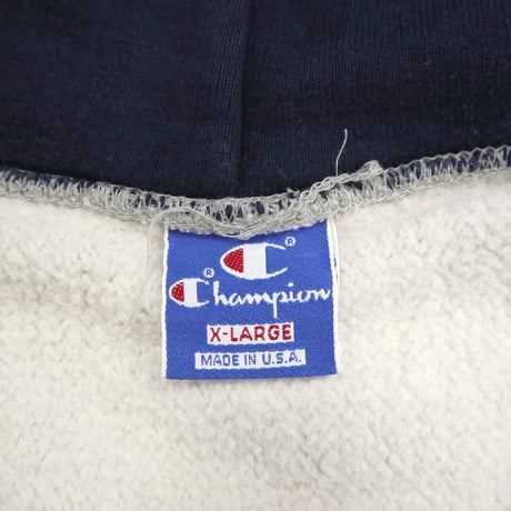 80's CHAMPION RW SWEAT PARKA "Full Zip" Grey XLサイズ USA製