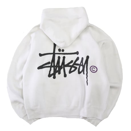 80's OLD STUSSY "Stock Logo" "両面" Sweat Parka