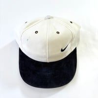 90's NIKE "Cotton/Suede" 6-Panel Cap USA製