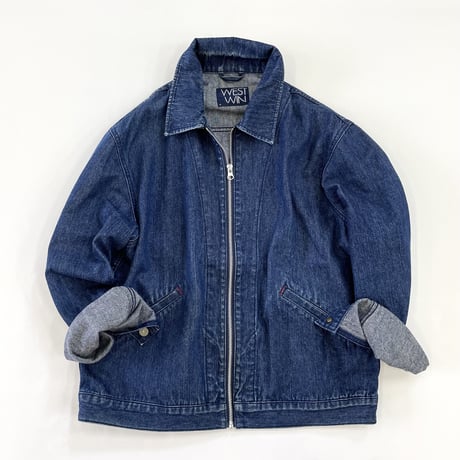 90's～ WEST WIN Denim Drizzler Jacket Mサイズ