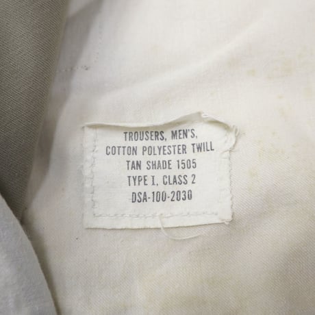 60's～70's US AIR FORCE "Cotton/Poly" Trousers Chino Pants 28×33