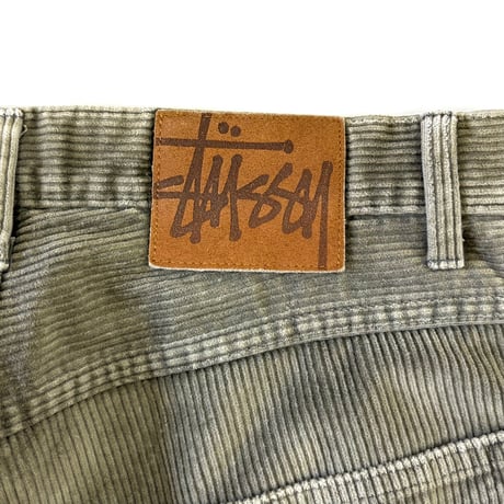 90's OLD STUSSY "太畝" Corduroy Short Pants W32 USA製