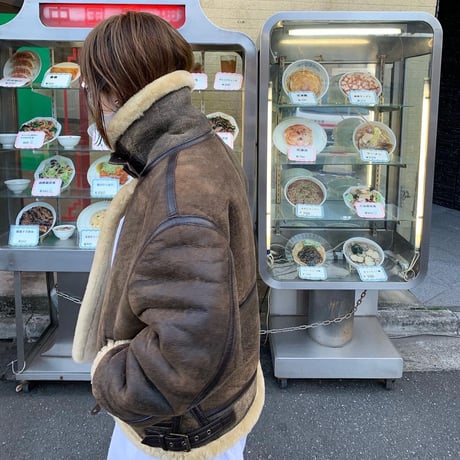 Mouton Leather "B3 Type" Sherpa Jacket Mサイズ