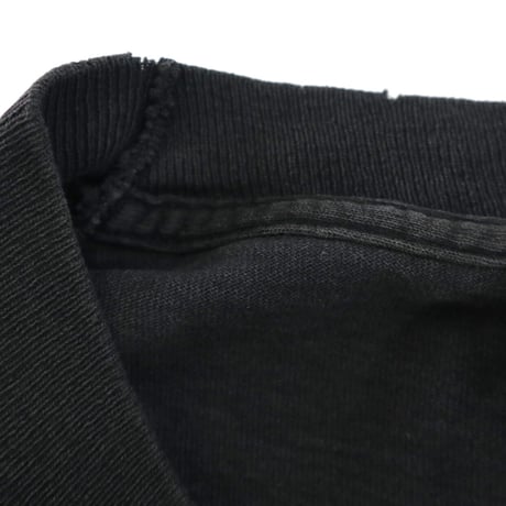 80's～90's Fruit of the loom "Solid Black" Tee XLサイズ USA製