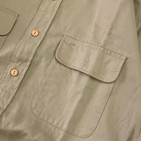 90's Polo Ralph Lauren Chino Cloth Shirt Lサイズ