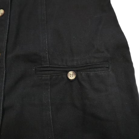 "Women's" ～90's strike A pose No Sleeve Denim Long Onepiece Lサイズ