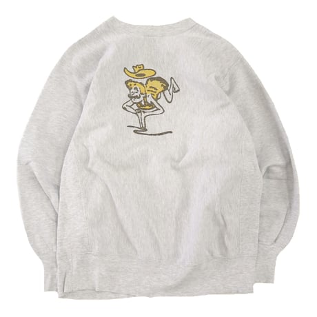 90's CHAMPION RW SWEAT "WYOMING～" 両面 プリント XLサイズ USA製