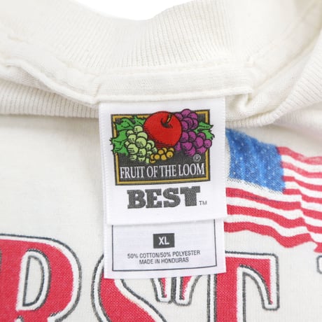 00's Fruit of the loom "Obama" 両面 プリント LS Tシャツ XLサイズ