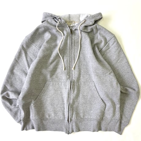 ～00's J.CREW "Back Print" Full Zip Sweat Parka Lサイズ USA製