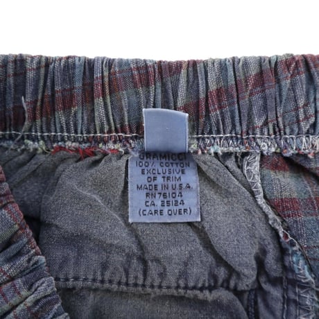 90's Gramicci Check Short Pants Sサイズ USA製