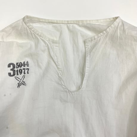 70's Czech ARMY "Stencil" Sleeping Shirt