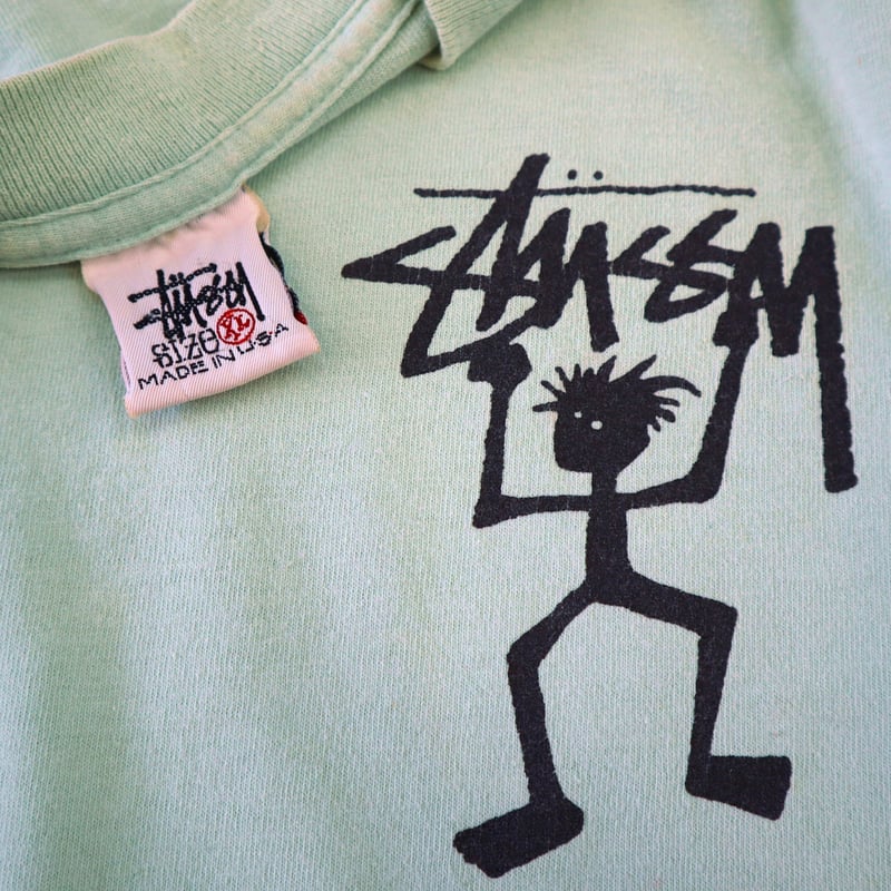 OLD STUSSY SHADOWMAN TEE MADE IN USAOLDSTUSSY
