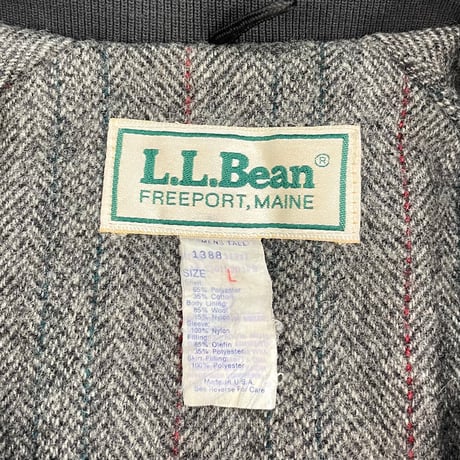 80's L.L. Bean "Storm Coat" Charcoal Grey Lサイズ USA製