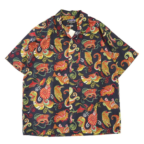 Deadstock 00's Patagonia "pataloha" 深海魚柄 アロハ シャツ Lサイズ