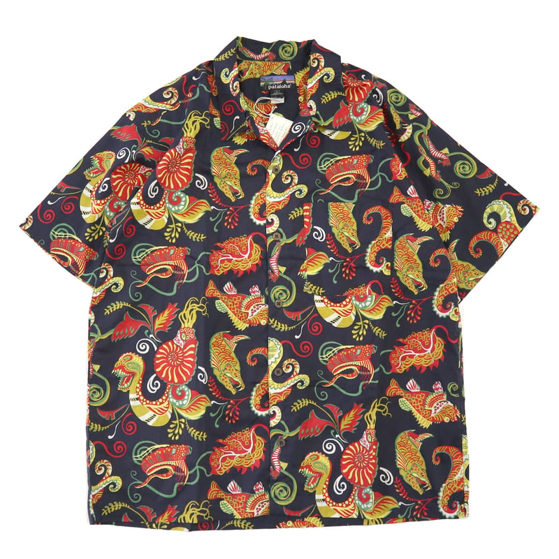 Patagonia Pataloha アロハシャツ 魚柄 半袖 USサイズXS Deadstock 00's Patagonia 