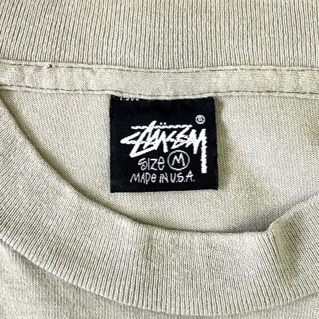 "Good Color" 80's～90's OLD STUSSY 黒タグ Tシャツ Mサイズ USA製