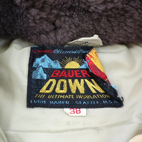 ～60's Eddie Bauer "日の出タグ" Yukon Down Jacket 38 USA製