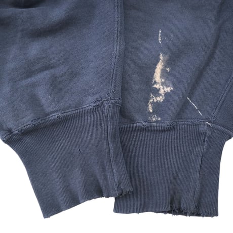 80's CHAMPION RW SWEAT PARKA "WNEC 16" Navy Lサイズ USA製