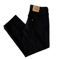 90's Levi's 550 "Super Black" Denim Pants W38 USA製