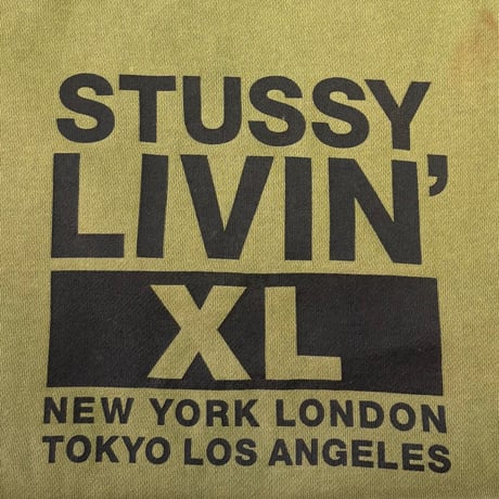 90's～00's OLD STUSSY Sweat Parka XLサイズ