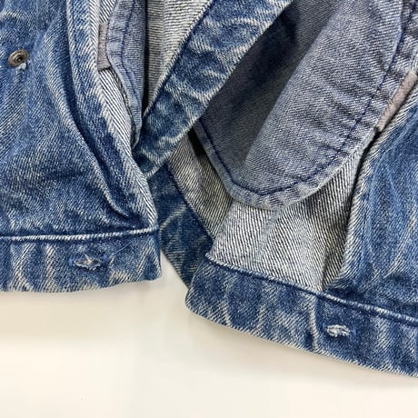 "Rare" 90's Polo Ralph Lauren "チンスト" Denim Jacket Mサイズ