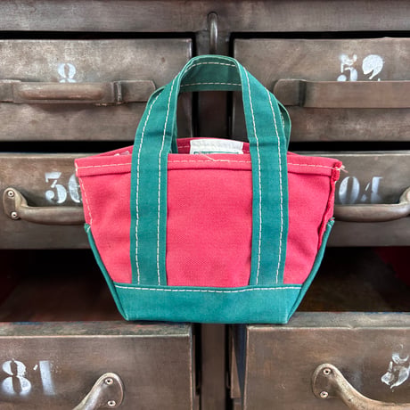 "Rare" "Mini" ～90's L.L. Bean "1色タグ" BOAT AND TOTE Canvas Bag
