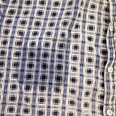 "junk boro" ～80's HADELL Print Flannel Shirt Lサイズ