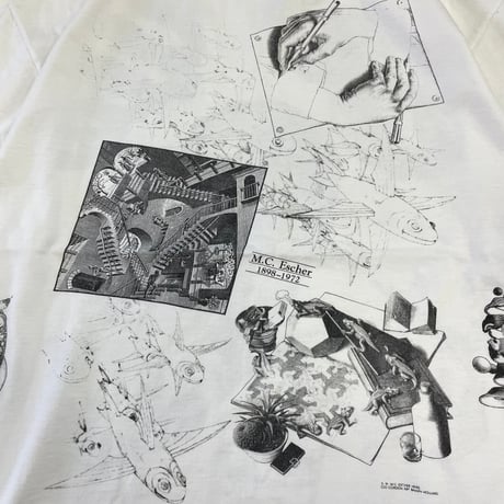 90's ANDAZIA "M.C. Escher Multi" Tシャツ XLサイズ USA製