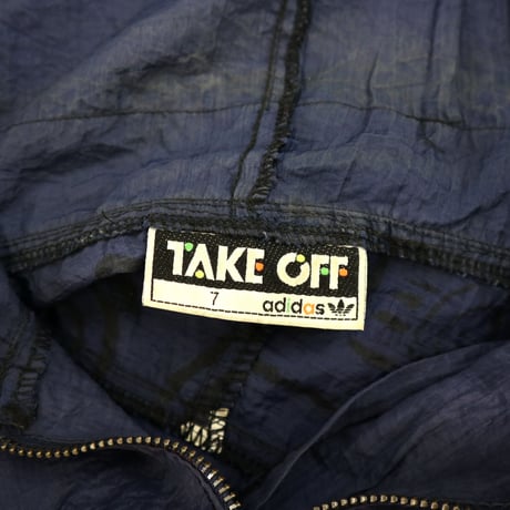 80's Adidas "Take off" Nylon Anorak Jacket 7サイズ TURKEY製
