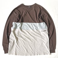 90's OLD STUSSY 紺タグ Border LS Tee Lサイズ USA製