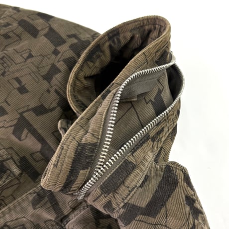 00's STUSSY "M-65 Type" "Quilting Lined" Corduroy Jacket XLサイズ