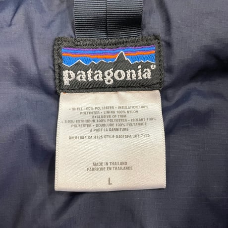 00's Patagonia Full Zip Puffball Vest Lサイズ